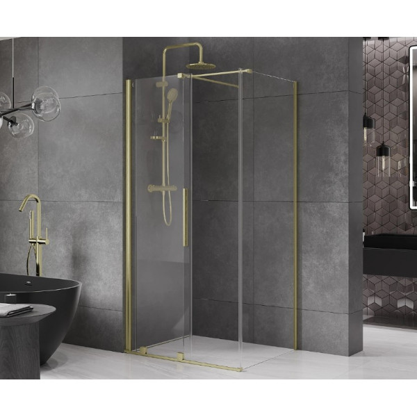 Душова кабіна MEXEN VELAR 120х100 BRUSHED GOLD