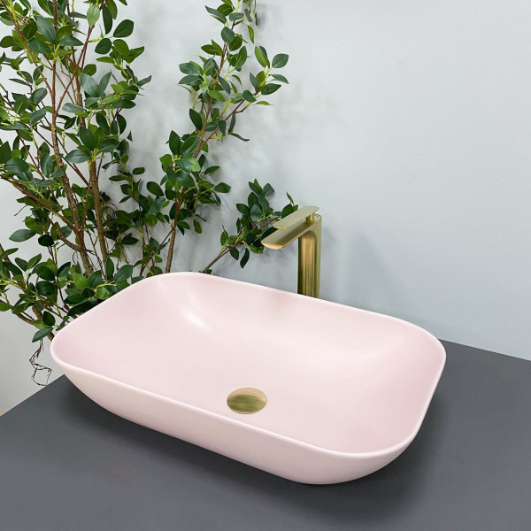 Умывальник (раковина) VBI AVEZZANO PINK MATT накладной