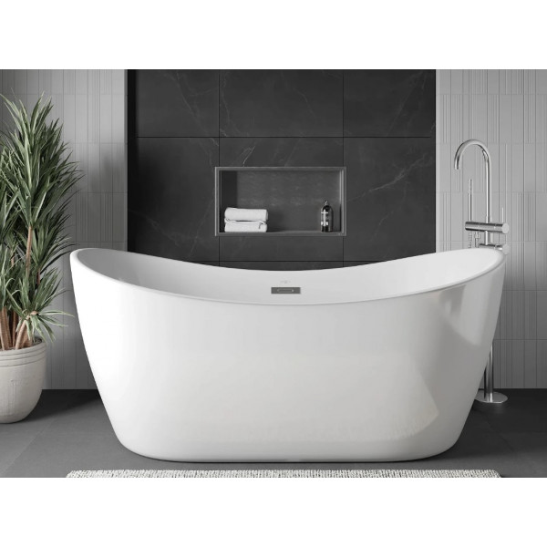 Вбудована полиця MEXEN X-Wall-R 60x30 INOX з обідком