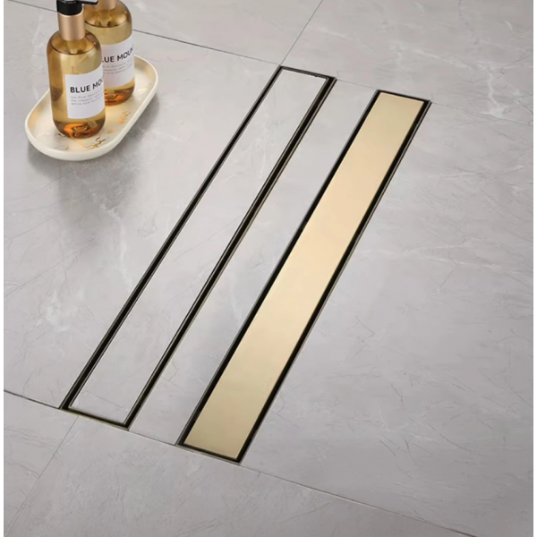 Трап для душа REA NEOX 90 BRUSHED GOLD