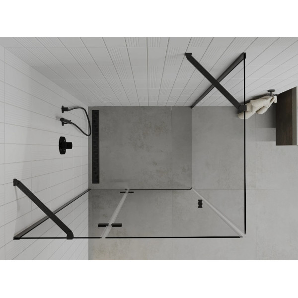 Душова кабіна MEXEN ROMA 120x90 BLACK