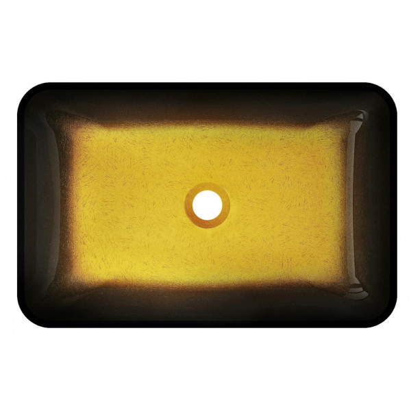 Умивальник (раковина) MEXEN MEGAN 56 DARK GOLD накладний