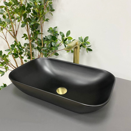 Умывальник (раковина) VBI AVEZZANO BLACK MATT накладной