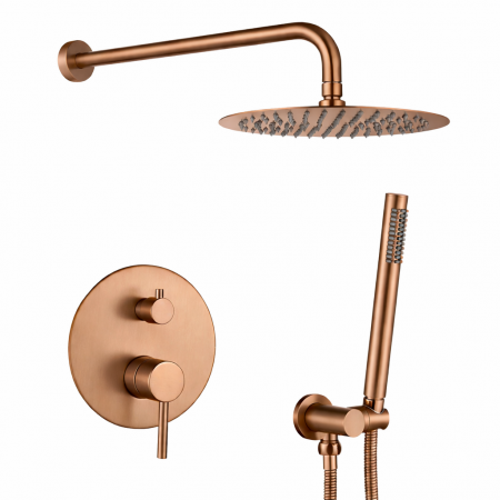Душевая система VBI MILANO BRUSHED COPPER скрытого монтажа