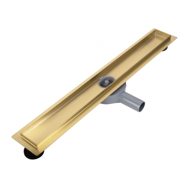 Трап для душа REA NEOX 90 PRO GOLD 2в1 золотой
