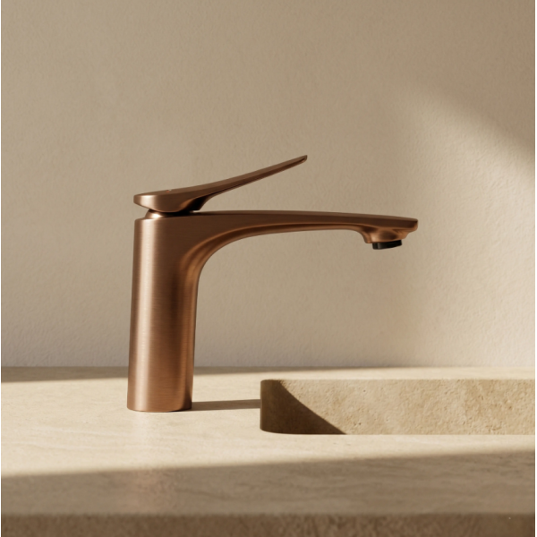 Смеситель для раковины REA VISION BRUSHED COPPER низкий