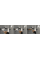 Змішувач для ванни та душу REA STORM CHROME хром настінний з виливом *