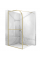 Душевая стенка REA SKY 120 BRUSHED GOLD