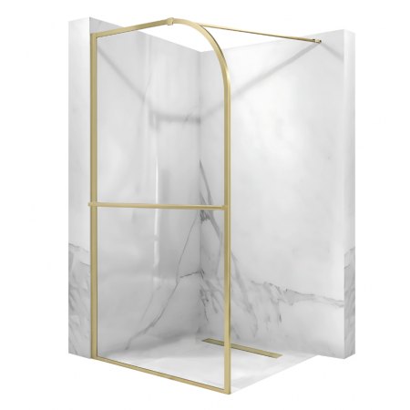 Душевая стенка REA SKY 120 BRUSHED GOLD