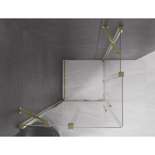 Душова кабіна MEXEN VELAR DUO 100х100 GOLD