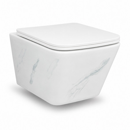 Подвесной унитаз VBI CAPRERA MARBLE NATURE TORNADO