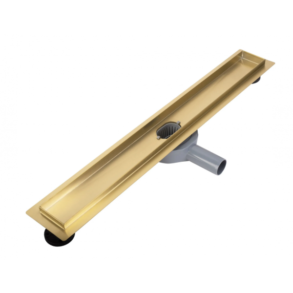 Трап для душа REA NEOX 70 PRO BRUSHED GOLD 2в1 матовое золото