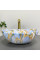 Умывальник (раковина) VBI PARMA MARBLE BLUE GLOSSY накладной