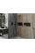 Вбудована полиця MEXEN X-Wall-R 45x20 BLACK з обідком