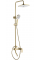 Душевой гарнитур REA STORM 2.0 BRUSHED GOLD с изливом