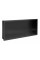 Встраиваемая полка REA 30X60 BLACK MATT с ободком