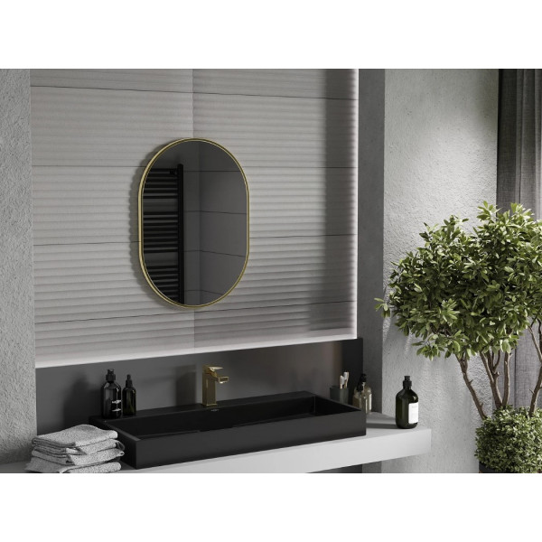Дзеркало MEXEN LOFT 70x50 GOLD овальне
