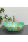 Умывальник (раковина) VBI PARMA MARBLE GREEN MATT накладной