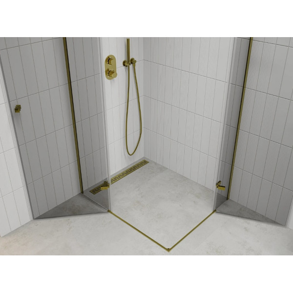 Душова кабіна MEXEN ROMA DUO 80x70 GOLD