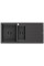 Гранітна кухонна мийка MEXEN ANDRES BLACK GRANITE + сифон BLACK