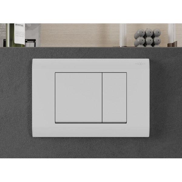 Кнопка змиву для інсталяції MEXEN FENIX 01 WHITE MATT