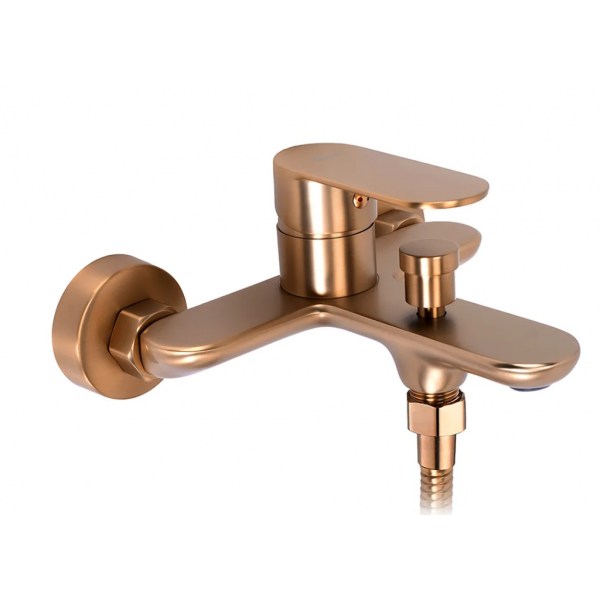 Смеситель для ванны и душа REA DROP BRUSHED COPPER с изливом