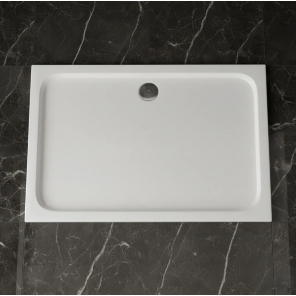 Душевой поддон REA BELMOND 80x100 WHITE