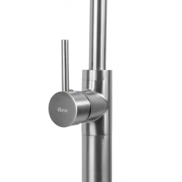 Смеситель для раковины REA LUNGO NICKEL BRUSHED напольный