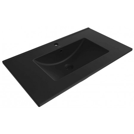 Умивальник (раковина) MEXEN ATENA 81 BLACK MATT врізний чорний