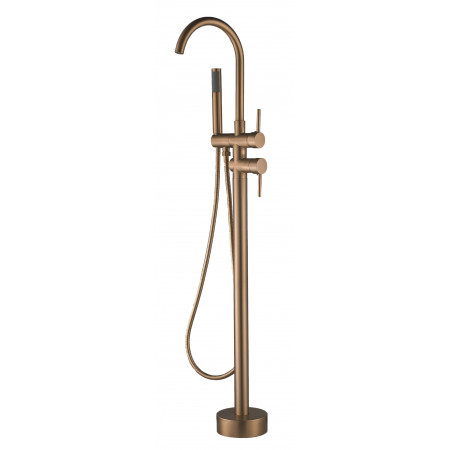Смеситель для ванны VBI MILANO BRUSHED COPPER напольный