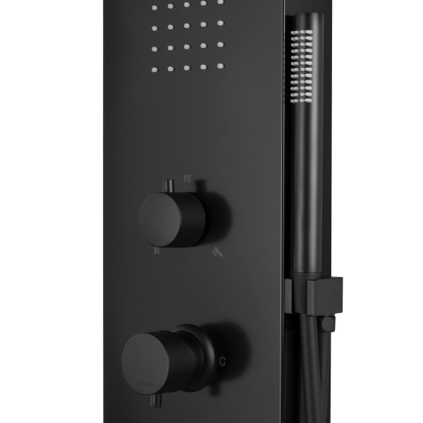 Душова панель CORSAN FESTO BLACK LED