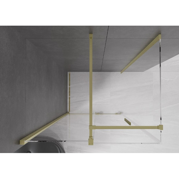 Душова кабіна MEXEN VELAR 110х70 BRUSHED GOLD