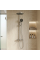 Душевой гарнитур REA LUNGO STRIPE NICKEL BRUSHED с изливом