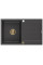 Гранітна кухонна мийка MEXEN BRUNO BLACK GRANITE + сифон GOLD