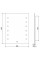 Дзеркало MEXEN NER 60x80 LED прямокутне