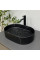 Умывальник (раковина) VBI VERONA 50 BLACK MARMO MATT накладной