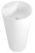 Умивальник (раковина) MEXEN ONYX-2 WHITE MATT підлоговий