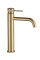 Смеситель для раковины (умывальника) REA LUNGO GRIP BRUSHED GOLD высокий