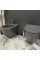 Подвесной унитаз VBI VULCANO GREY MATT