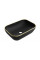 Умивальник (раковина) MEXEN RITA BLACK MATT GOLD EDGE накладний *