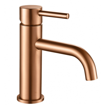 Смеситель для раковины (умывальника) REA LUNGO BRUSHED COPPER низкий