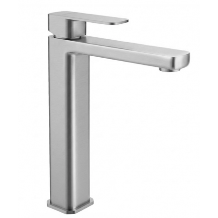 Смеситель для раковины (умывальника) REA ARLO NICKEL BRUSHED высокий
