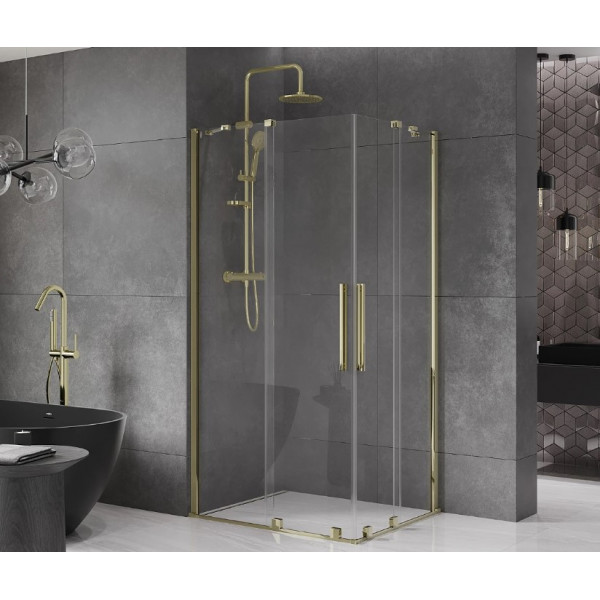 Душова кабіна MEXEN VELAR DUO 90х80 GOLD