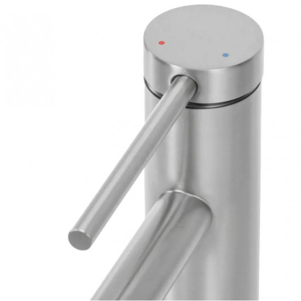 Смеситель для раковины (умывальника) REA FOSS NICKEL BRUSHED никель высокий