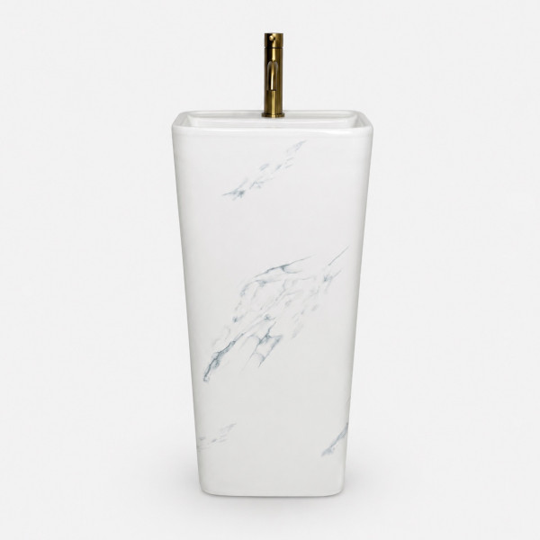 Умывальник (раковина) VBI LACENO MARBLE NATURE напольный