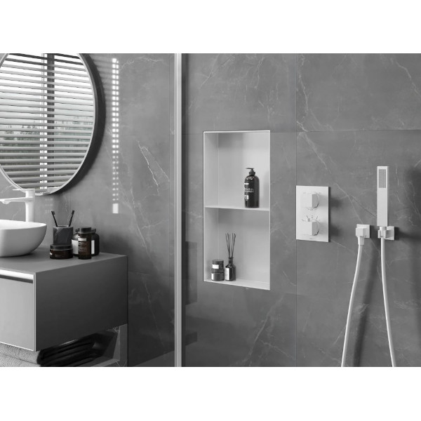 Вбудована полиця MEXEN X-Wall-NR 60x30 WHITE без обідка