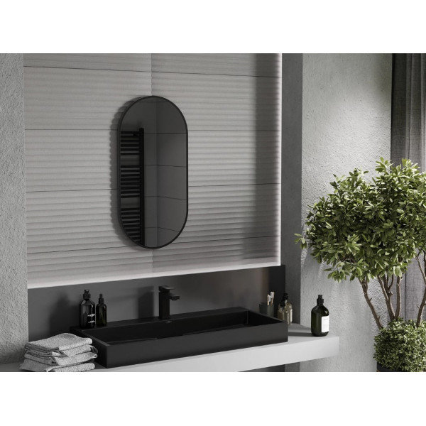Дзеркало MEXEN LOFT 80x40 BLACK овальне