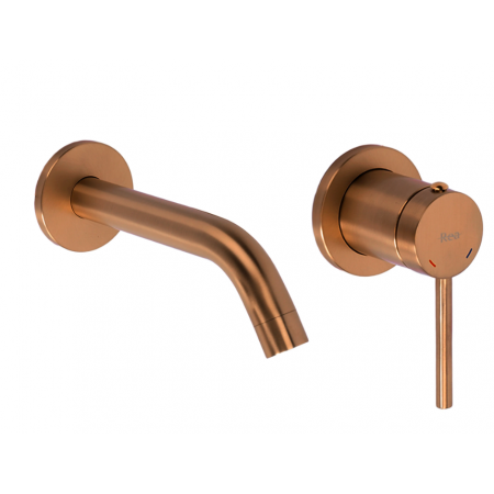 Смеситель для раковины REA CLIF BRUSHED COPPER + BOX скрытого монтажа