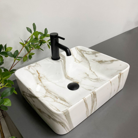 Умывальник (раковина) VBI FORLI MARMO GLOSSY накладной