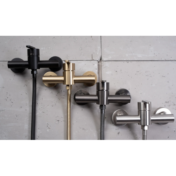 Смеситель для ванны и душа REA ONTARIO BRUSHED GOLD без излива